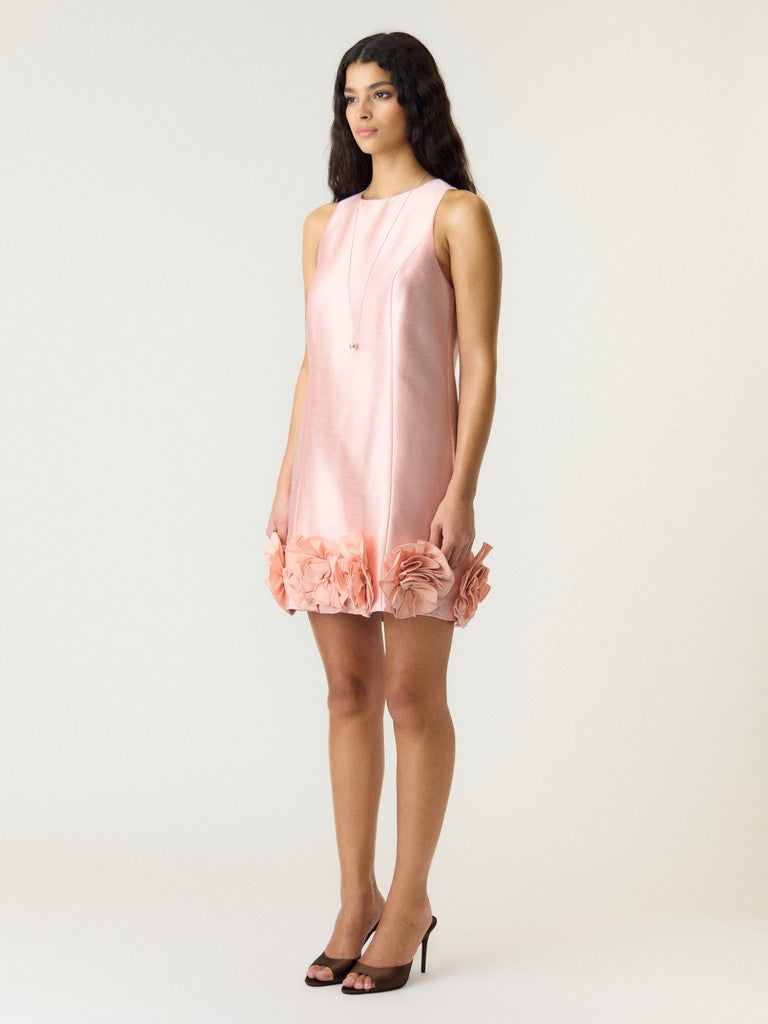 Selina Mini Dress (Blush Rose/Peach)
