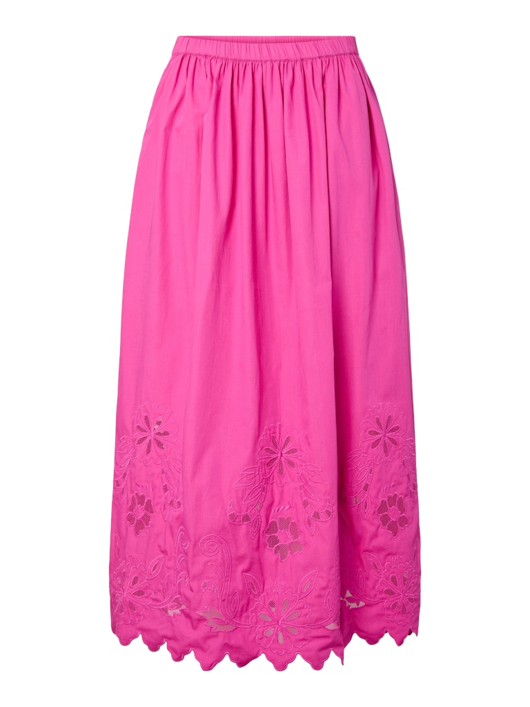 Shona Ankle Skirt (Rose Violet)