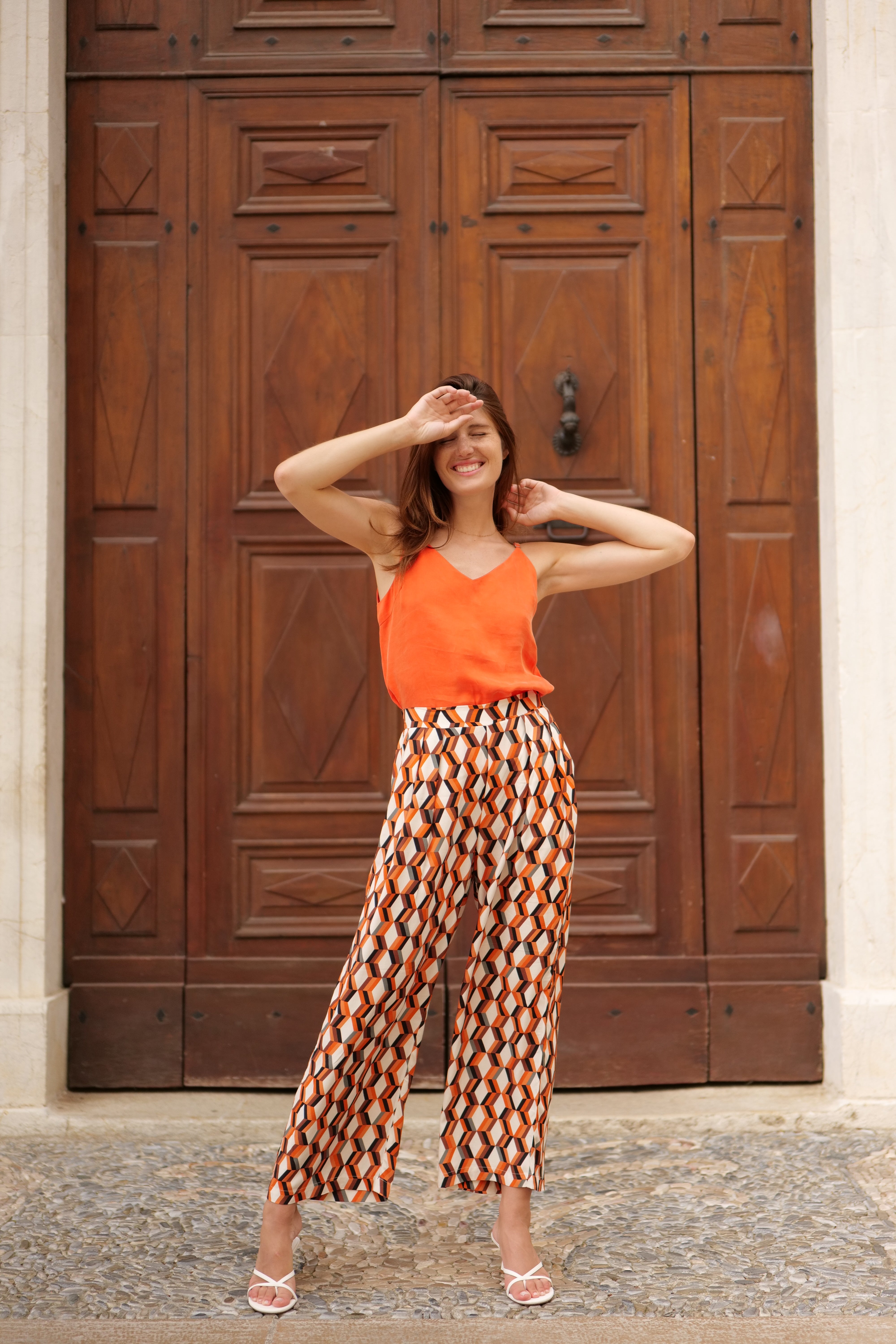 CLARA CAMI TOP (ORANGE)