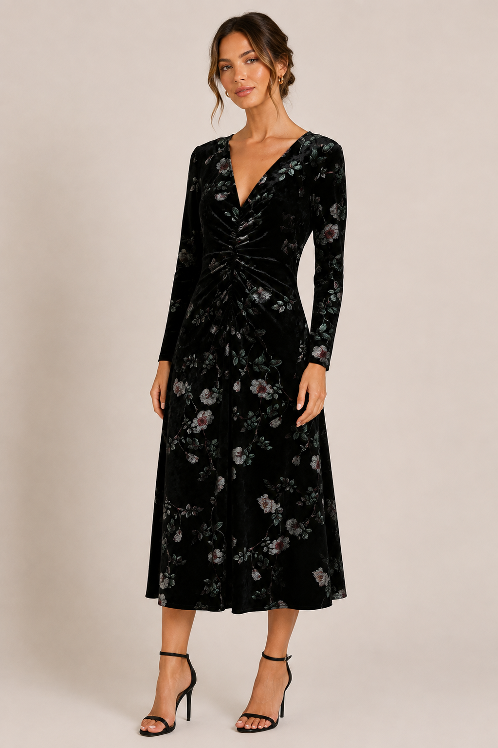 Blain Midi Dress (Black)