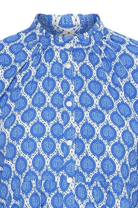 Sreena Mini Smock Dress (Turkish Sea)