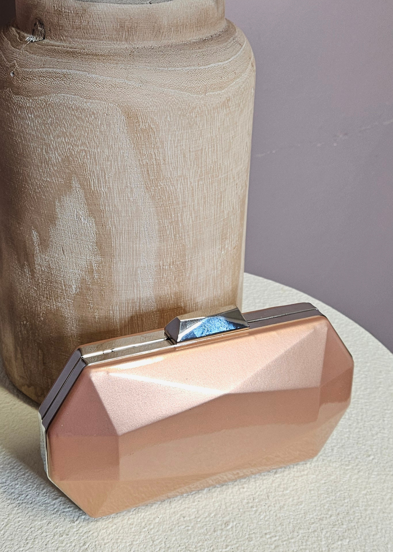 Sarah Patent Bag (Rose Gold)