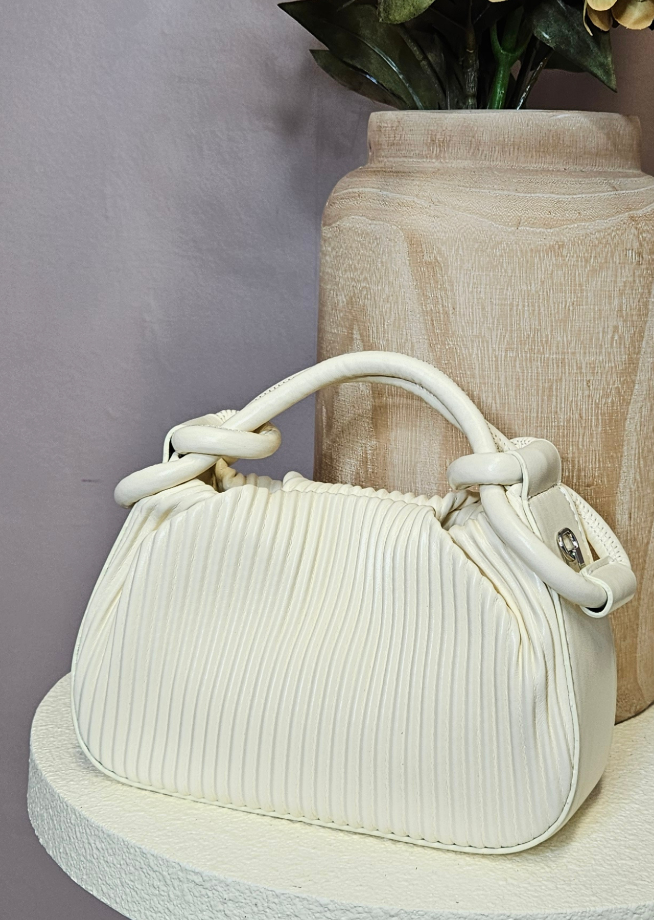 Sadie Crossbody Bag (Cream)