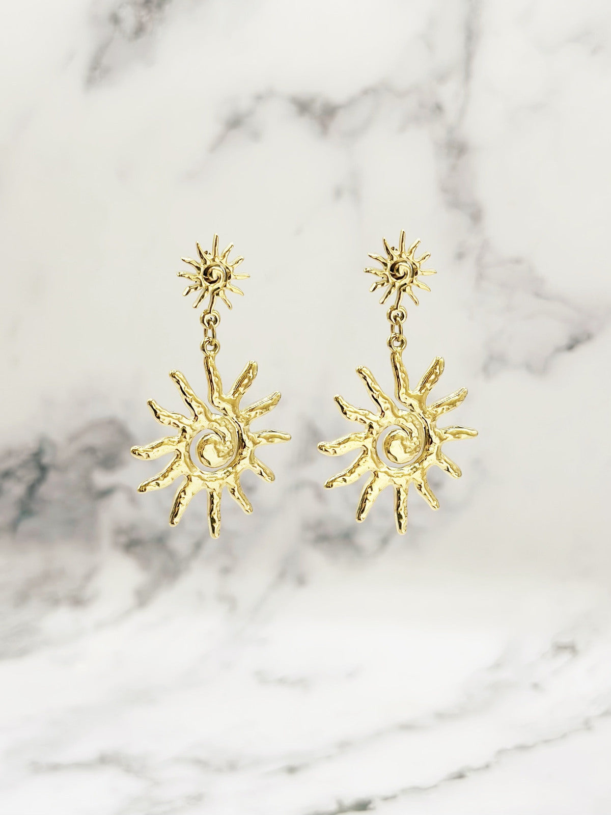 Sun Earrings (Gold)