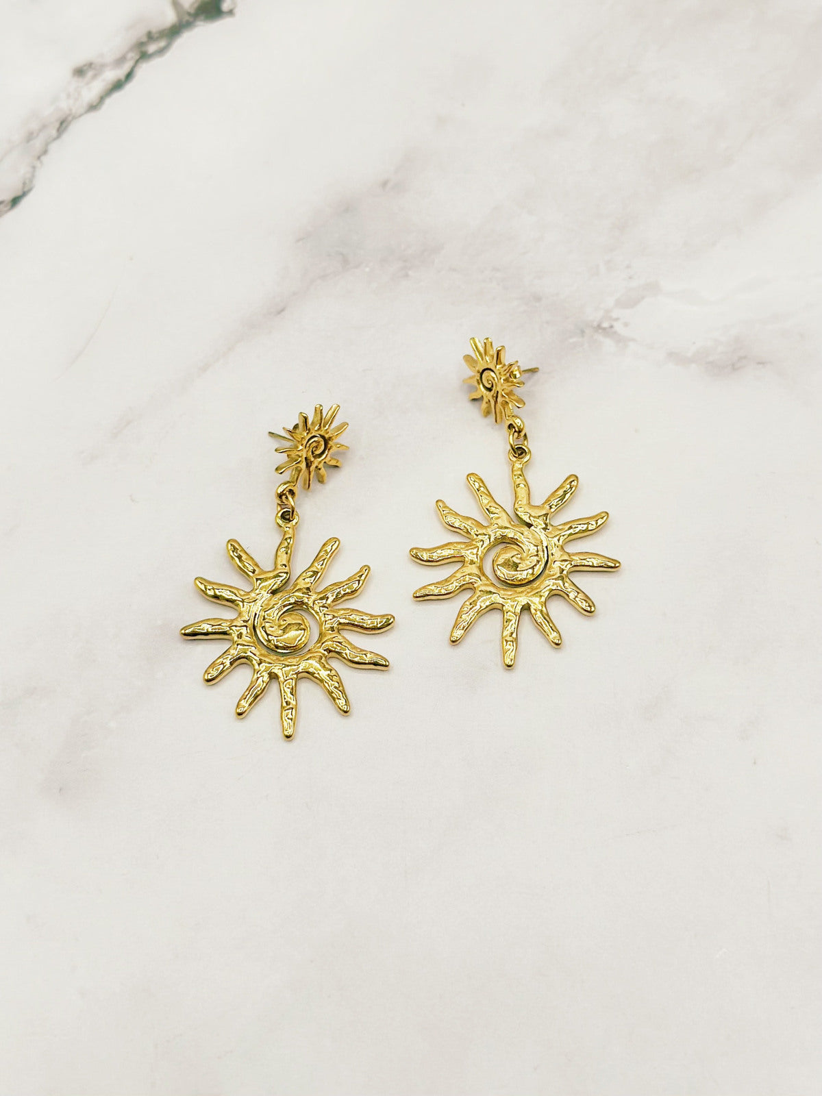 Sun Earrings (Gold)