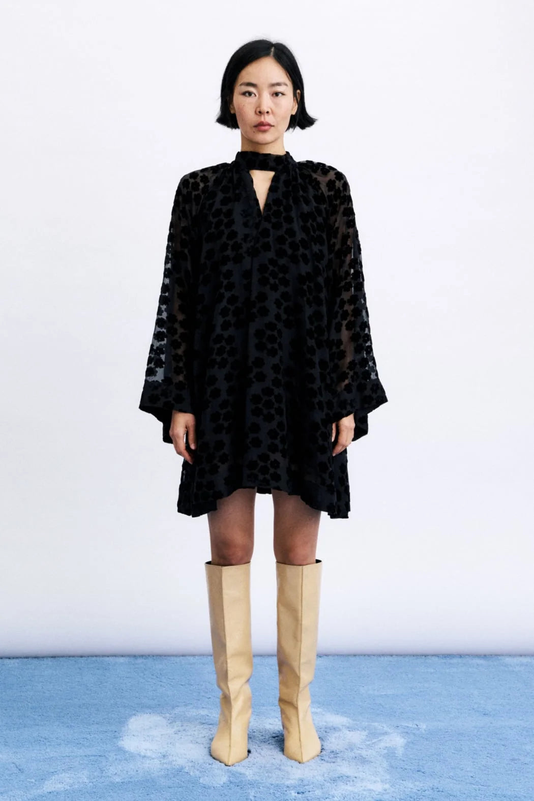 Brent Mini Dress (Black)