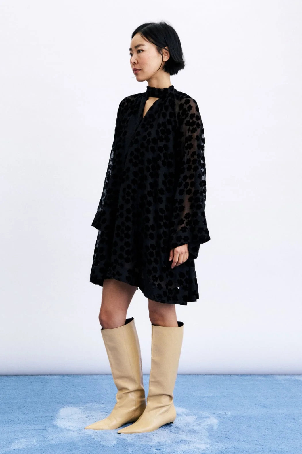 Brent Mini Dress (Black)