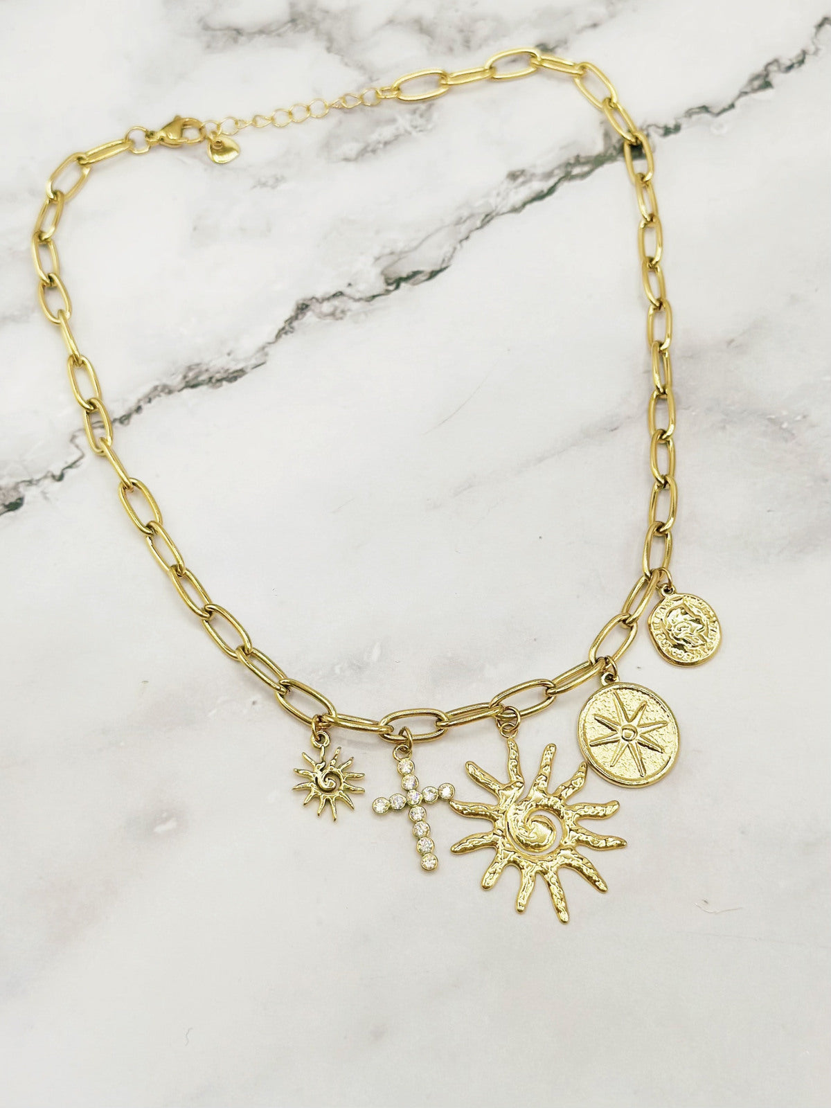 Symbols Necklace (Gold)
