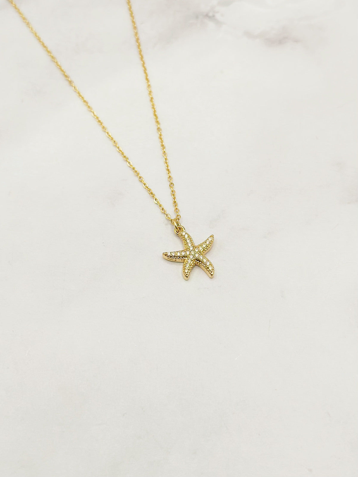 Starfish Necklace (Gold)