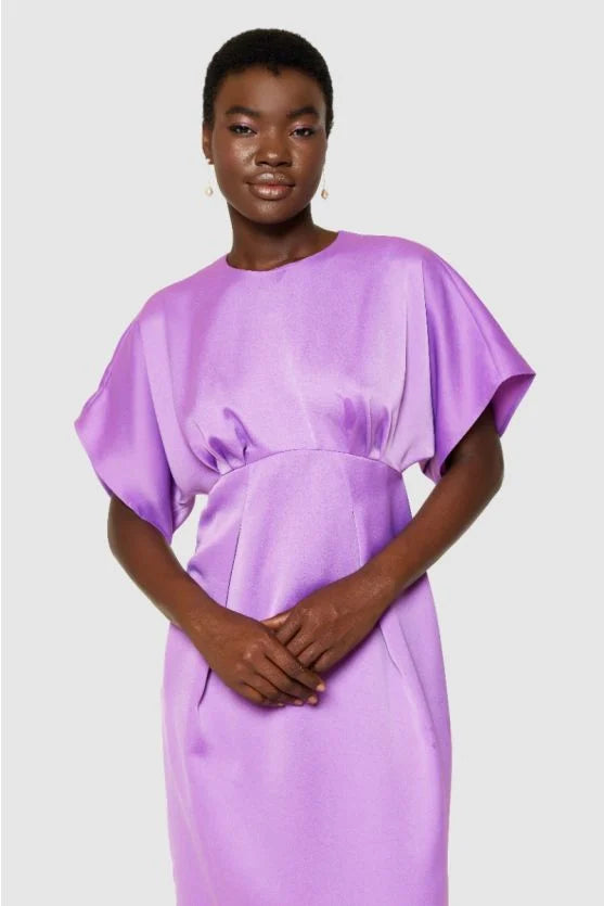 Eve Kimono A-Line Dress (Lilac)
