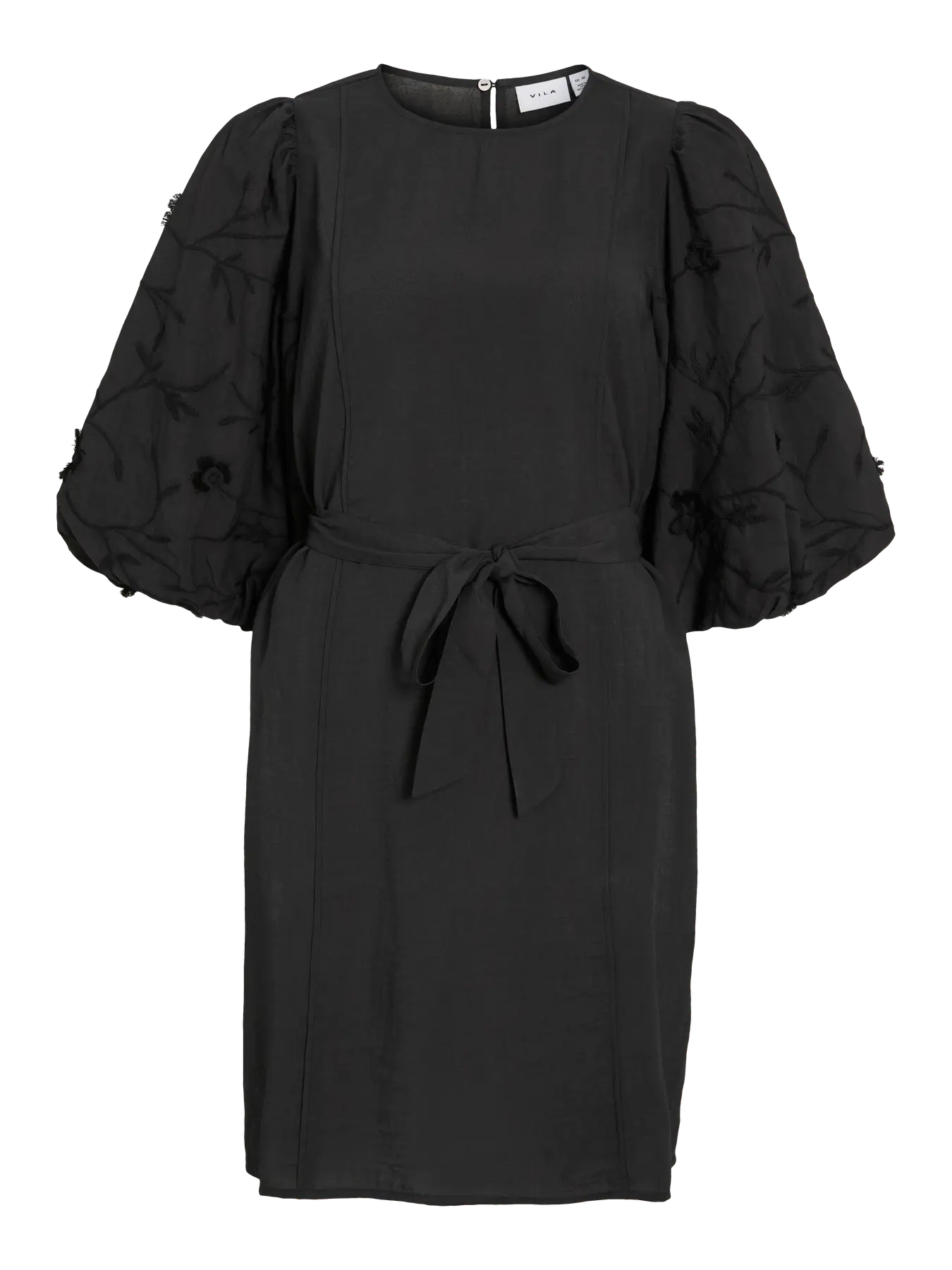 Emery Dress (Black Beauty/Embroidery)