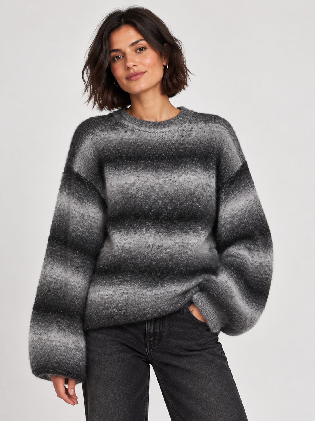 Alba Jumper (Ganache/Cloud Dancer)