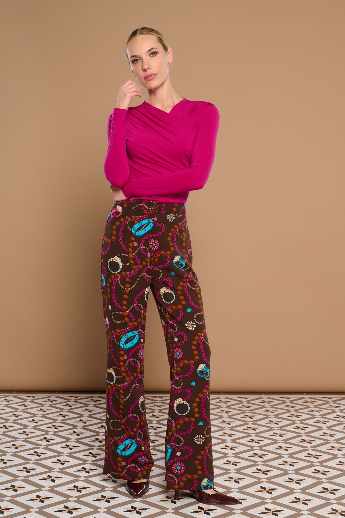 Belina Top (Fuchsia)