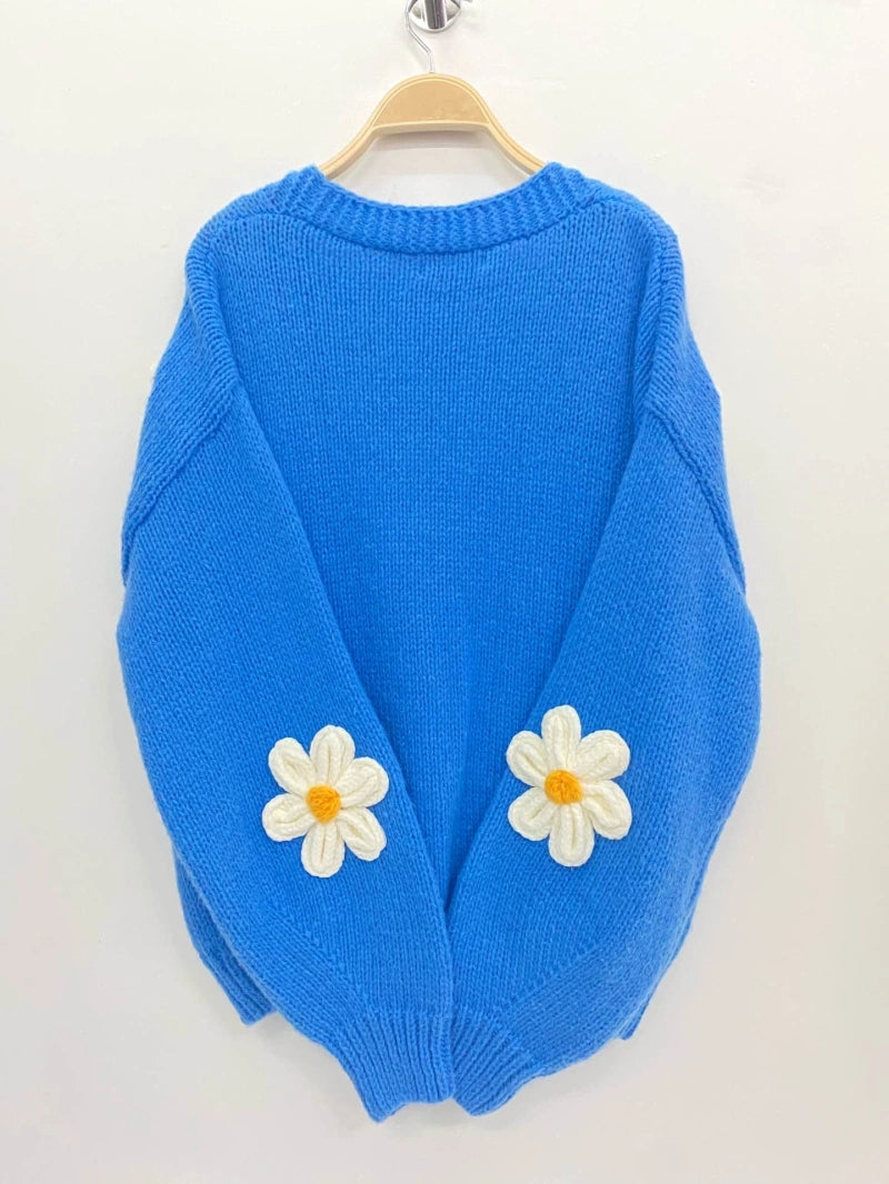 Daisy Cardigan (Blue)