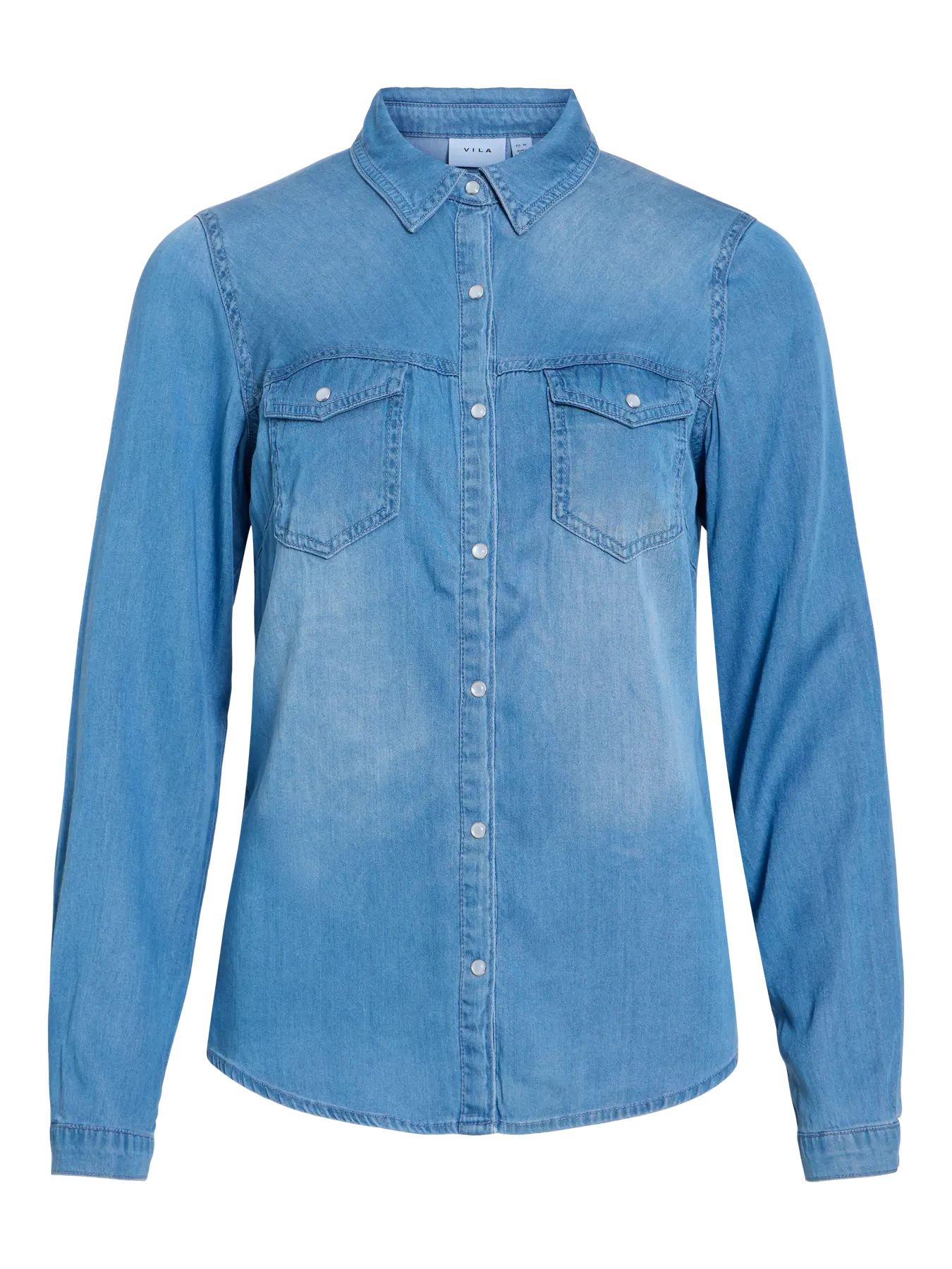 Luca Denim Shirt (Medium Blue)