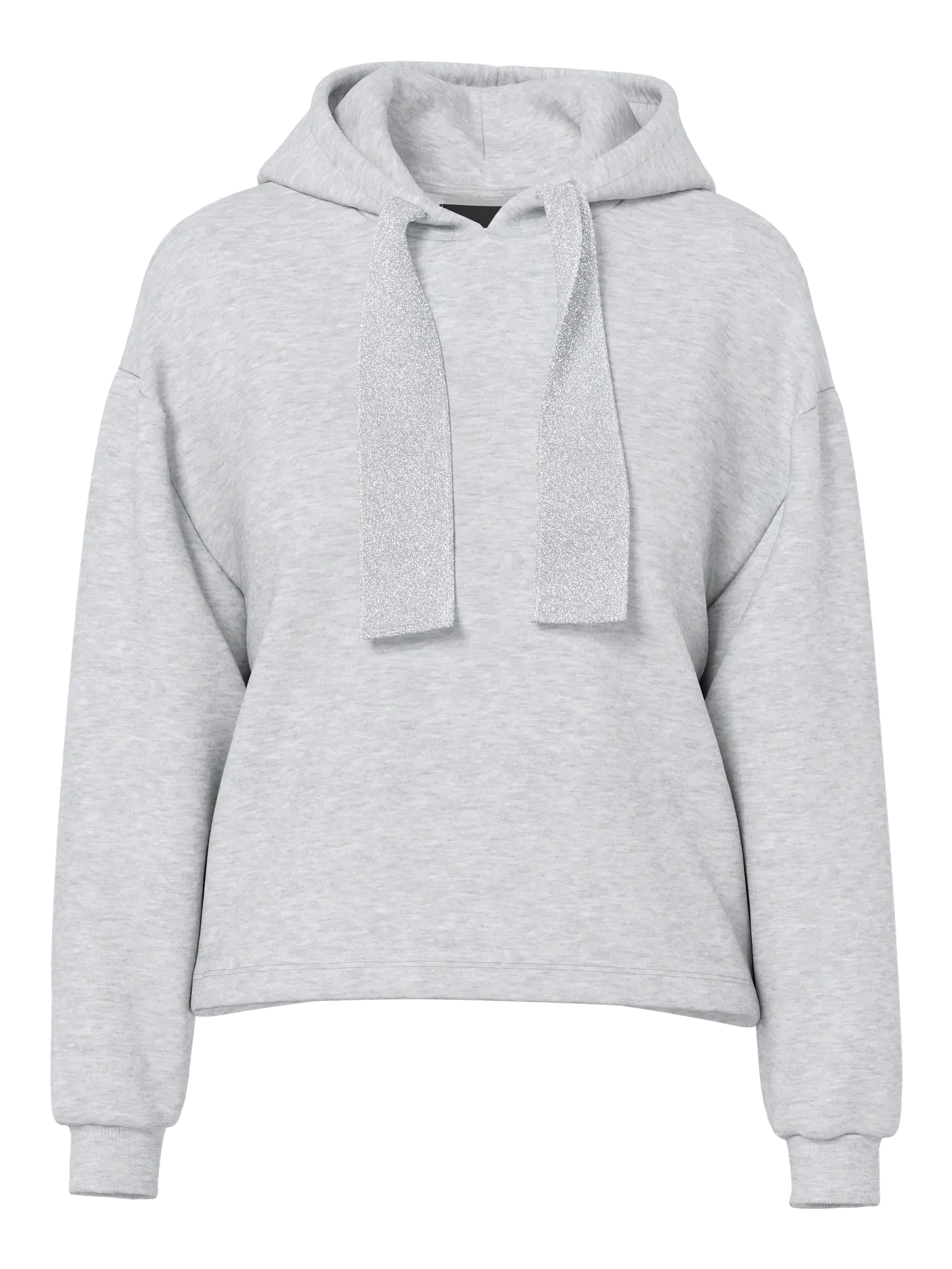 Chilli Glitter Hoodie (Light Grey/Melange)