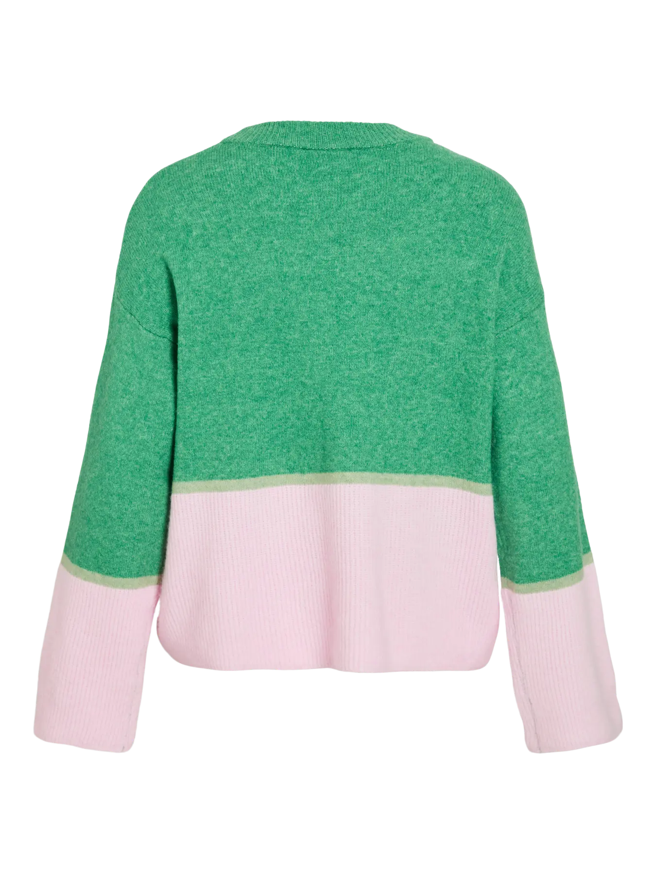 Bonnie Knit Jumper (Smoke Green/Cherry Blossom)