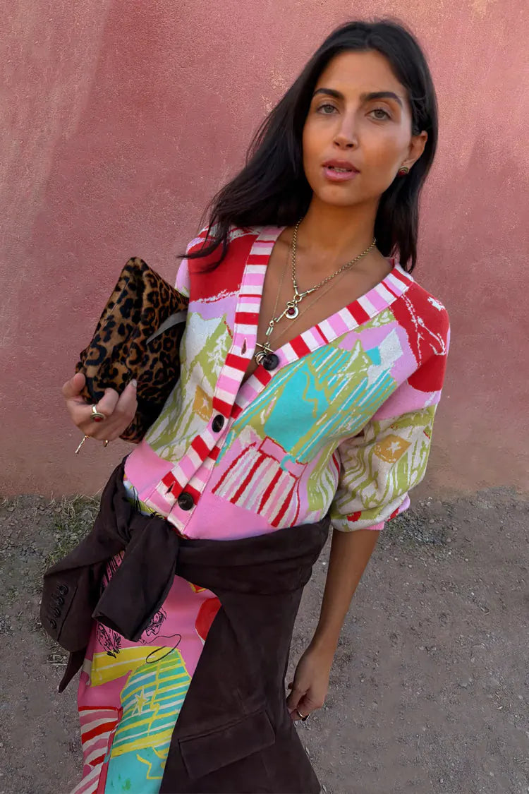 Dallas Cardigan (Pink)