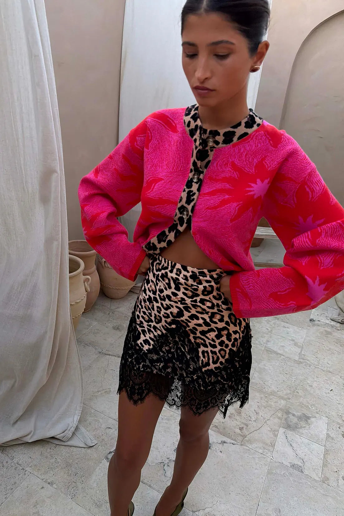 Soleil Cardigan (Pink)