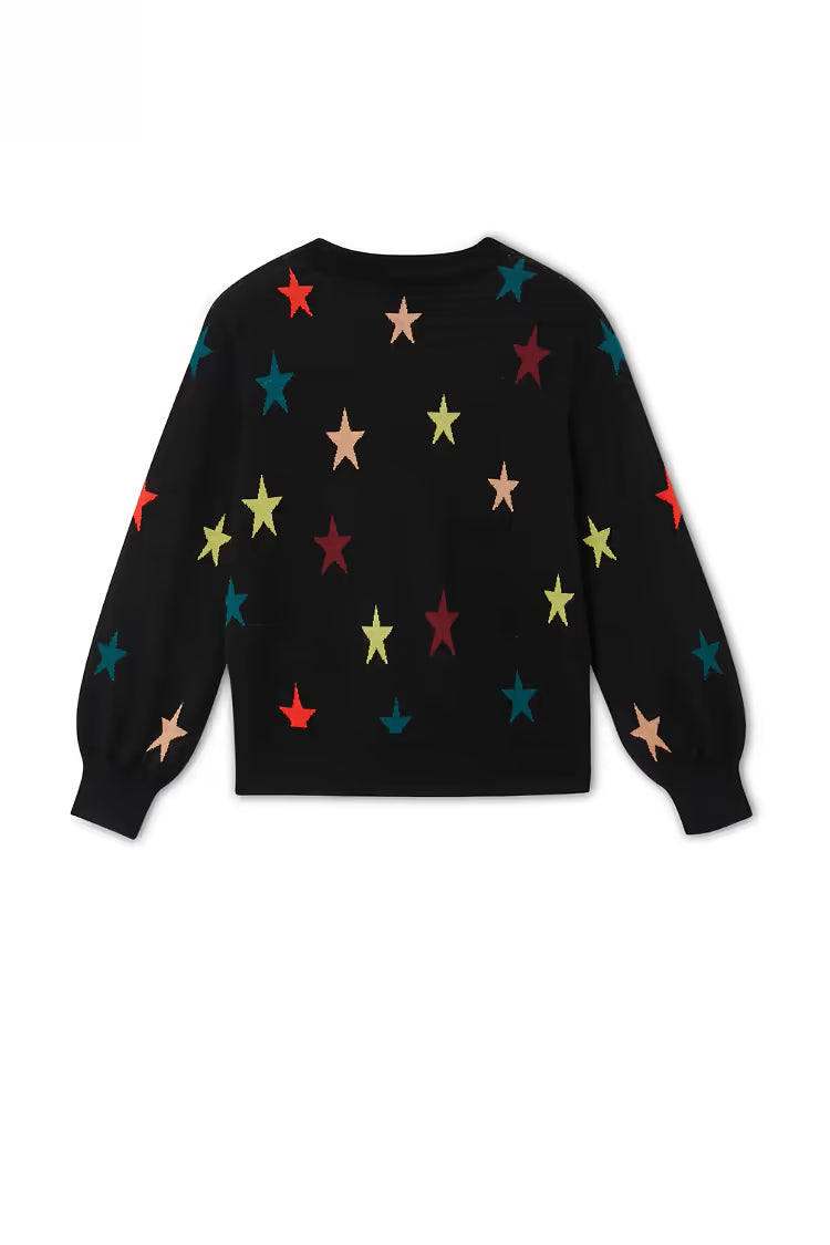 Star Cardigan (Black)
