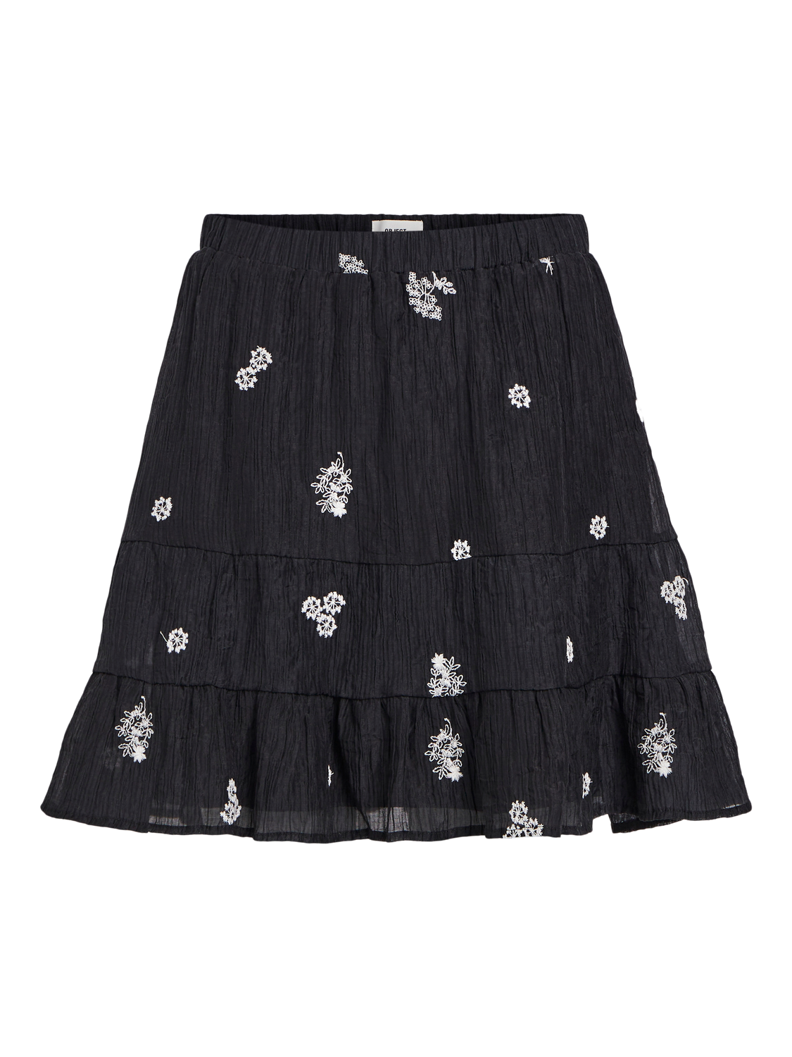 Talfra High Waisted Skirt (Black/Sandshell)