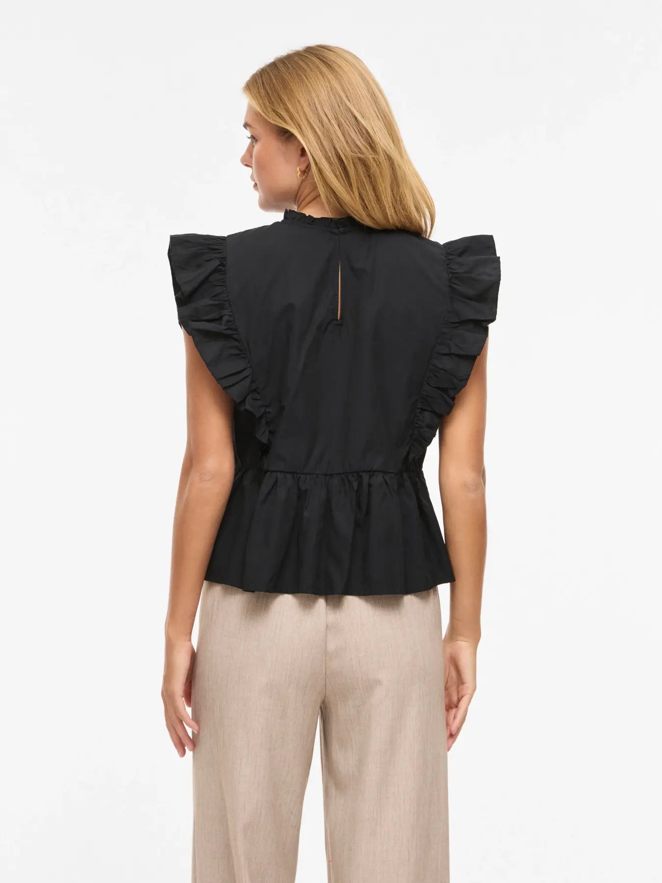 Rylie Frill Top (Black