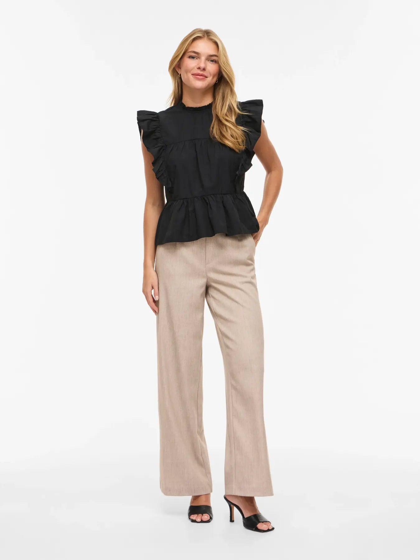 Rylie Frill Top (Black