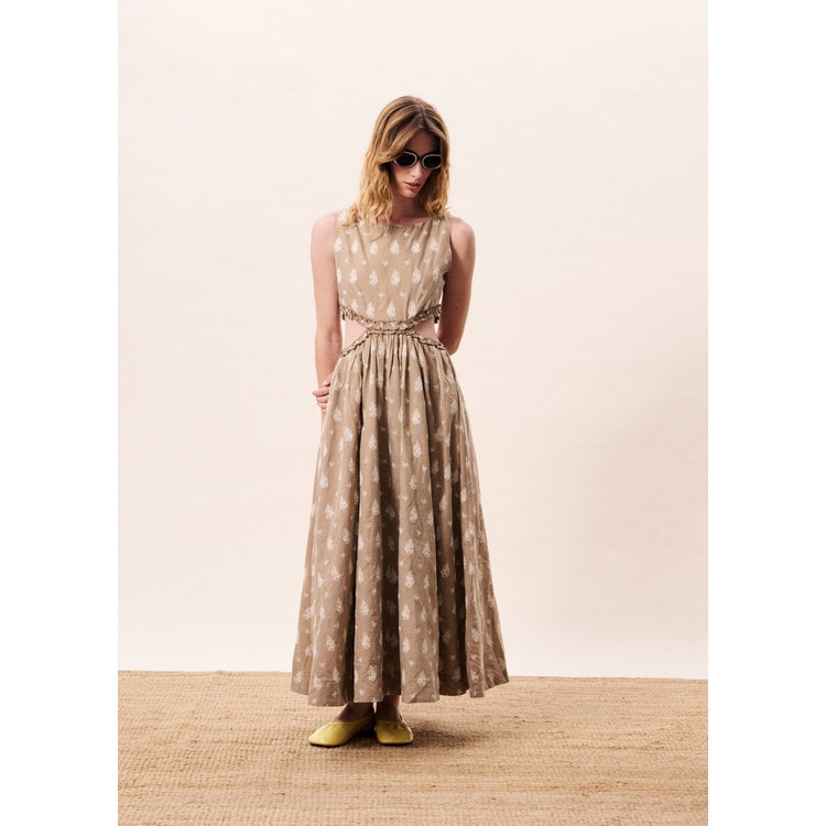 Stellaria Dress (Brown)