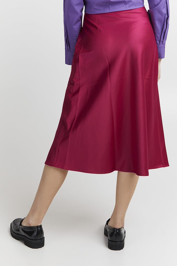 ENDA MIDI SKIRT (SHOCKING PINK)