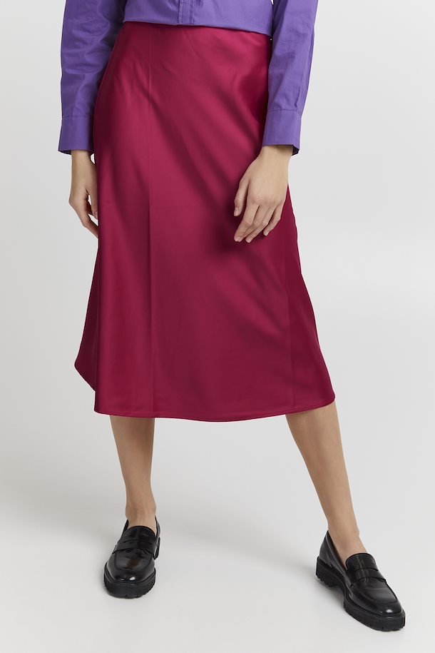 ENDA MIDI SKIRT (SHOCKING PINK)