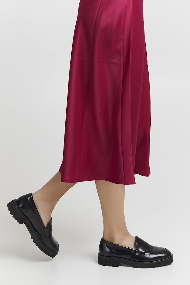 ENDA MIDI SKIRT (SHOCKING PINK)