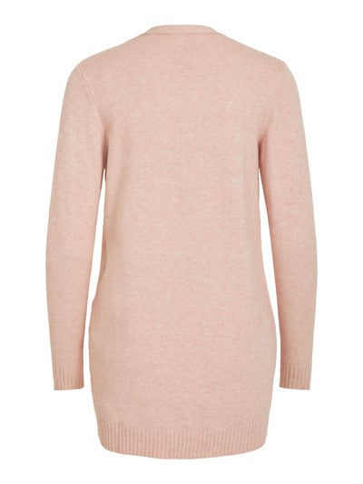 ASHLEY OPEN KNIT CARDIGAN (MISTY ROSE)