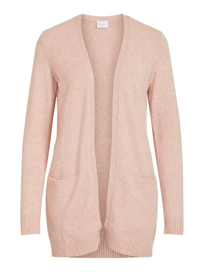 ASHLEY OPEN KNIT CARDIGAN (MISTY ROSE)