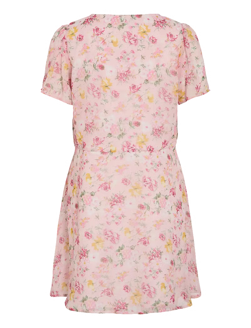 Alia Mini Dress (Misty Rose/Flower)