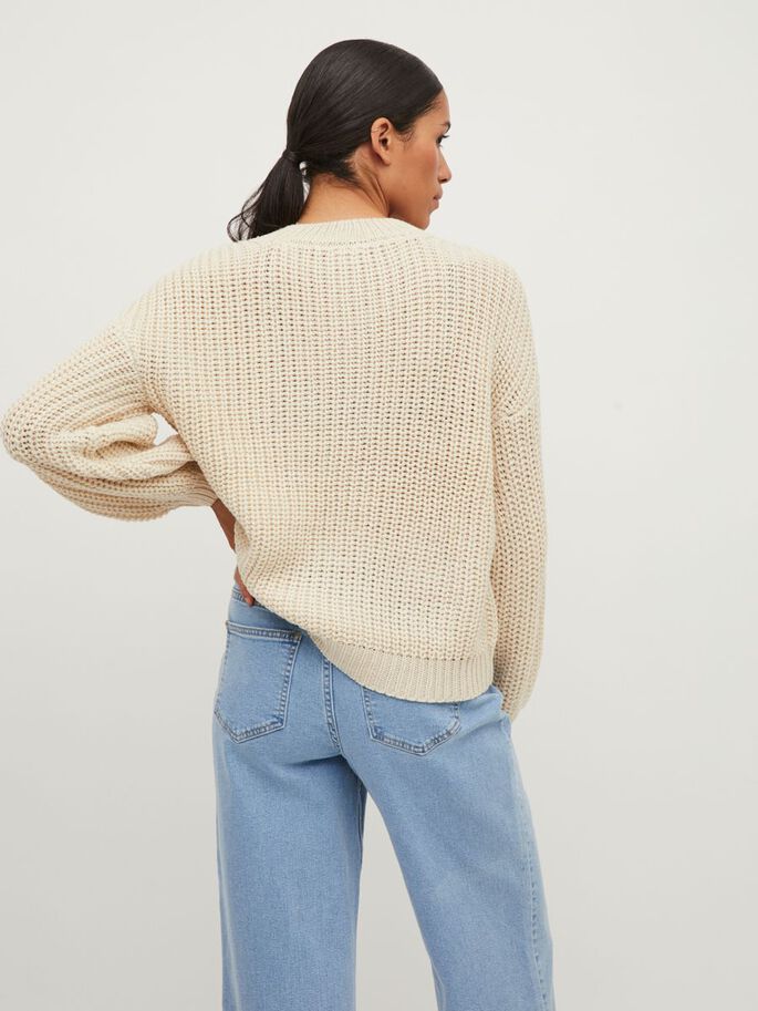 Cream knit jumper