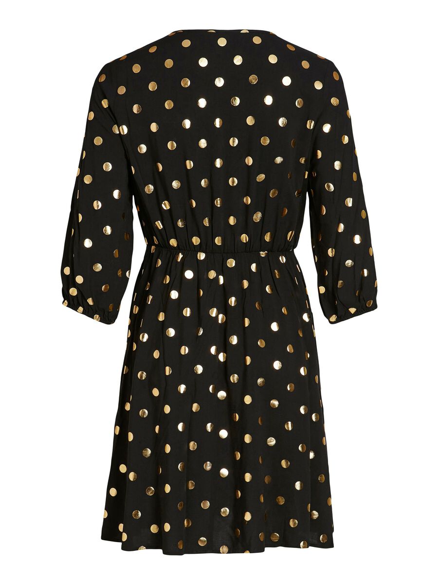 Goldy Short Dress (Black)