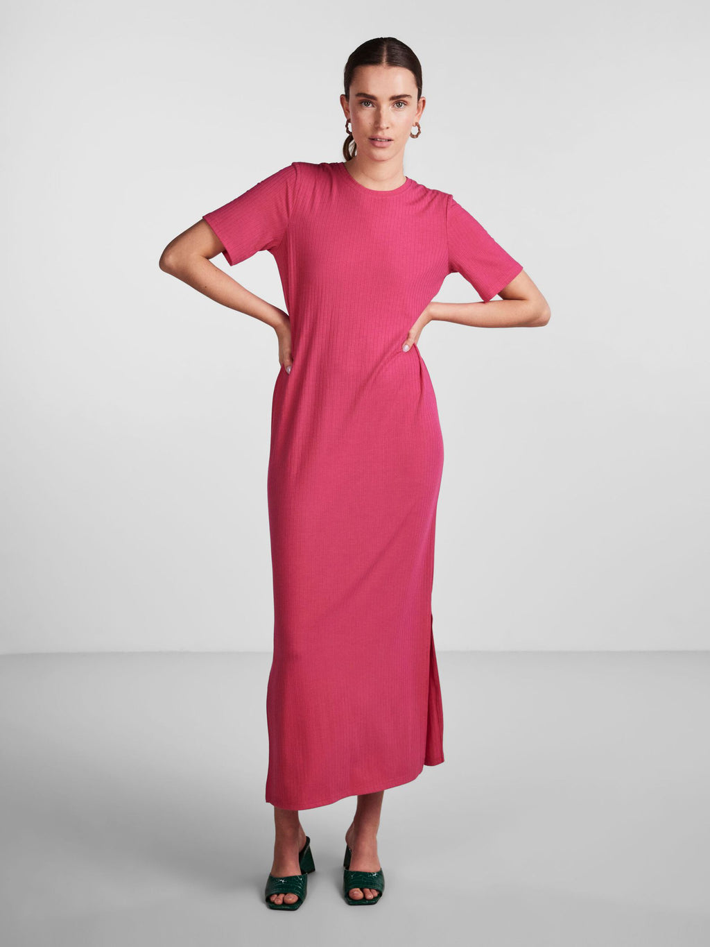 open lace back dress KYLIE ANKLE DRESS (BEETROOT PURPLE) | Love Cherish