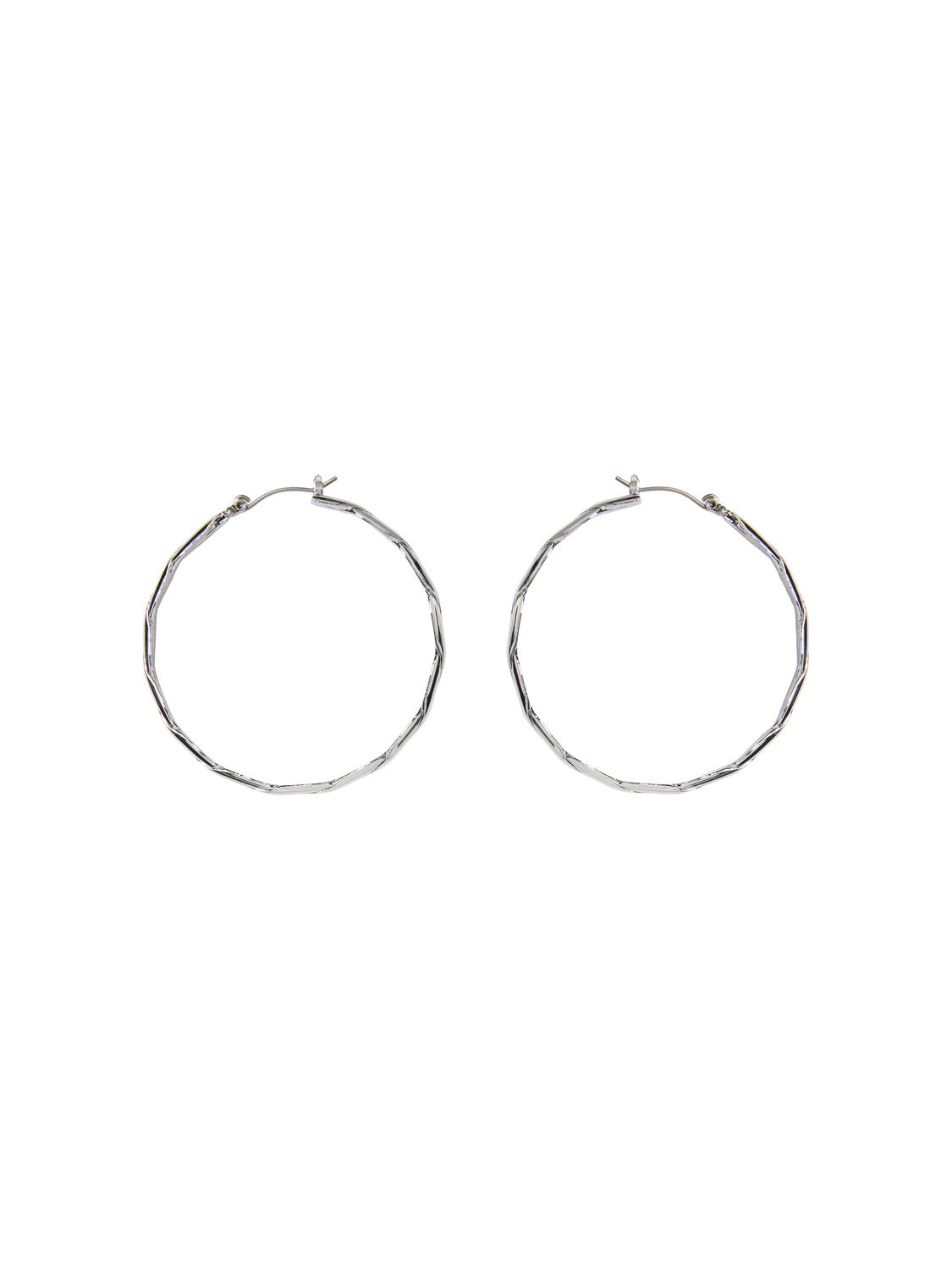 Sille Hoop Earrings (Silver)