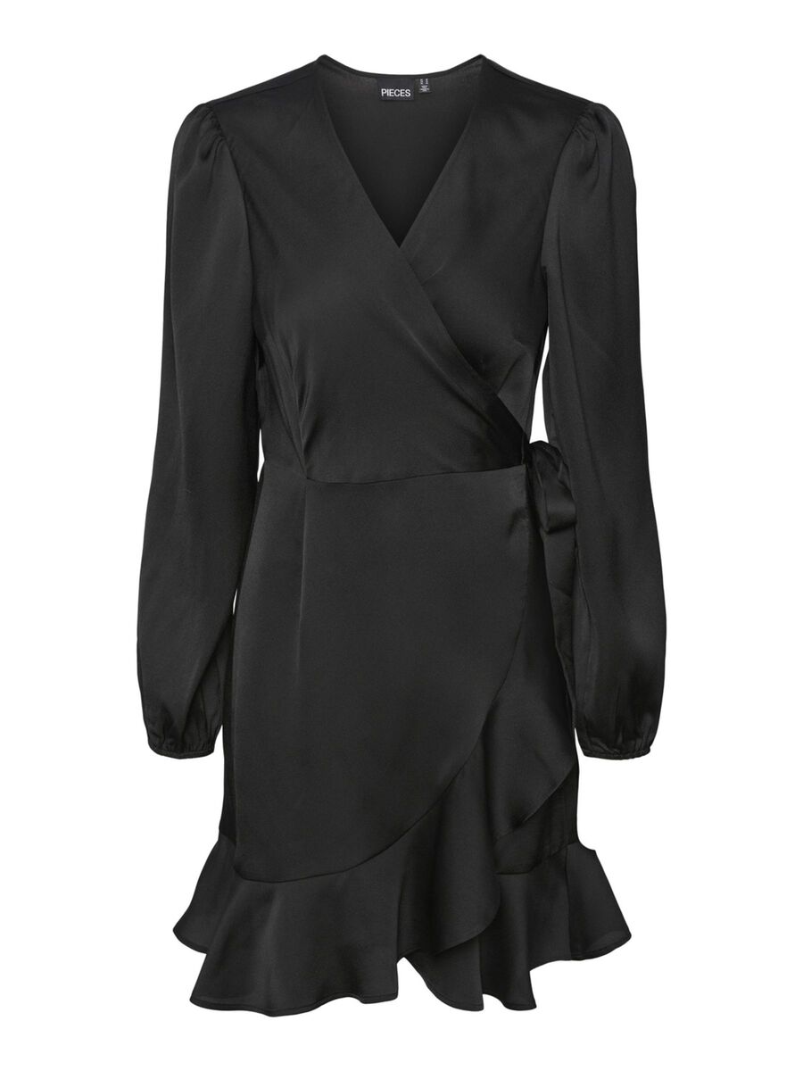 Arian Wrap Dress (Black)