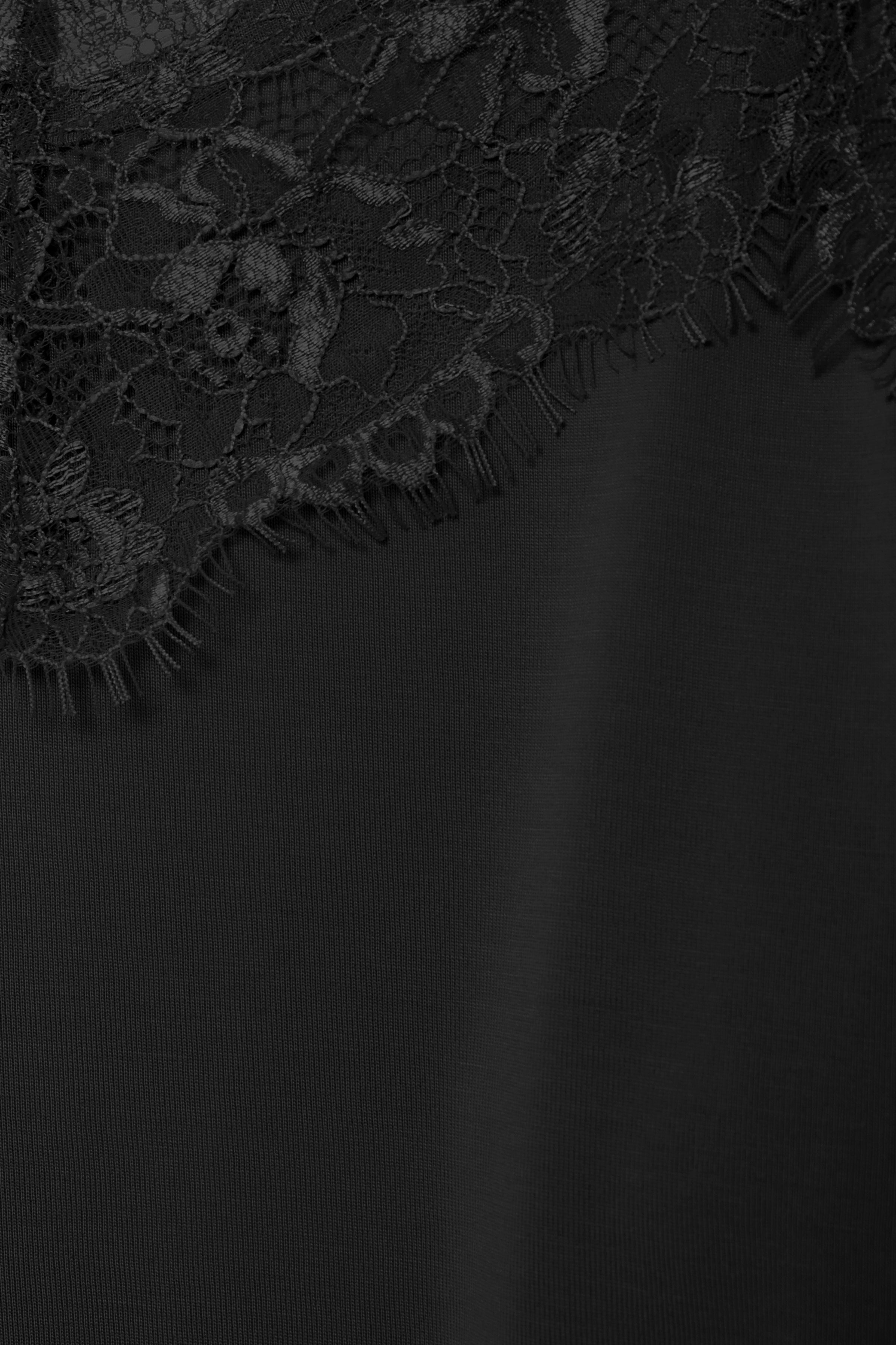 Adeline Lace Panel Cami (Black)