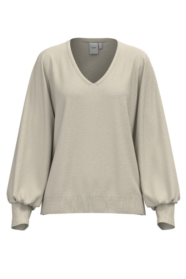 Cashmere Sweater Cherish Grey Sweater Ronnie Knitted V-Neck Jumper