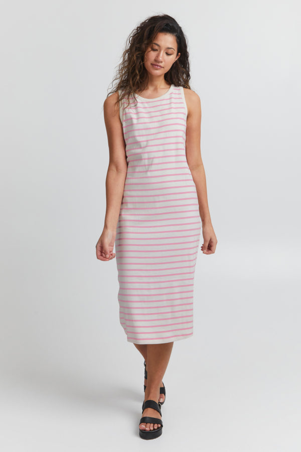 Louisany Midi Dress (Shocking Pink)