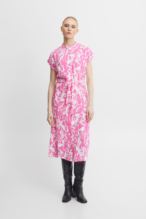 Gine Dress (Super Pink)
