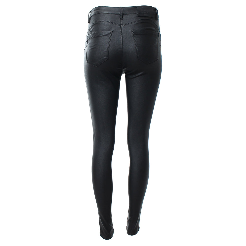 Lorraine Leather Jean | Regular Leg (Black)