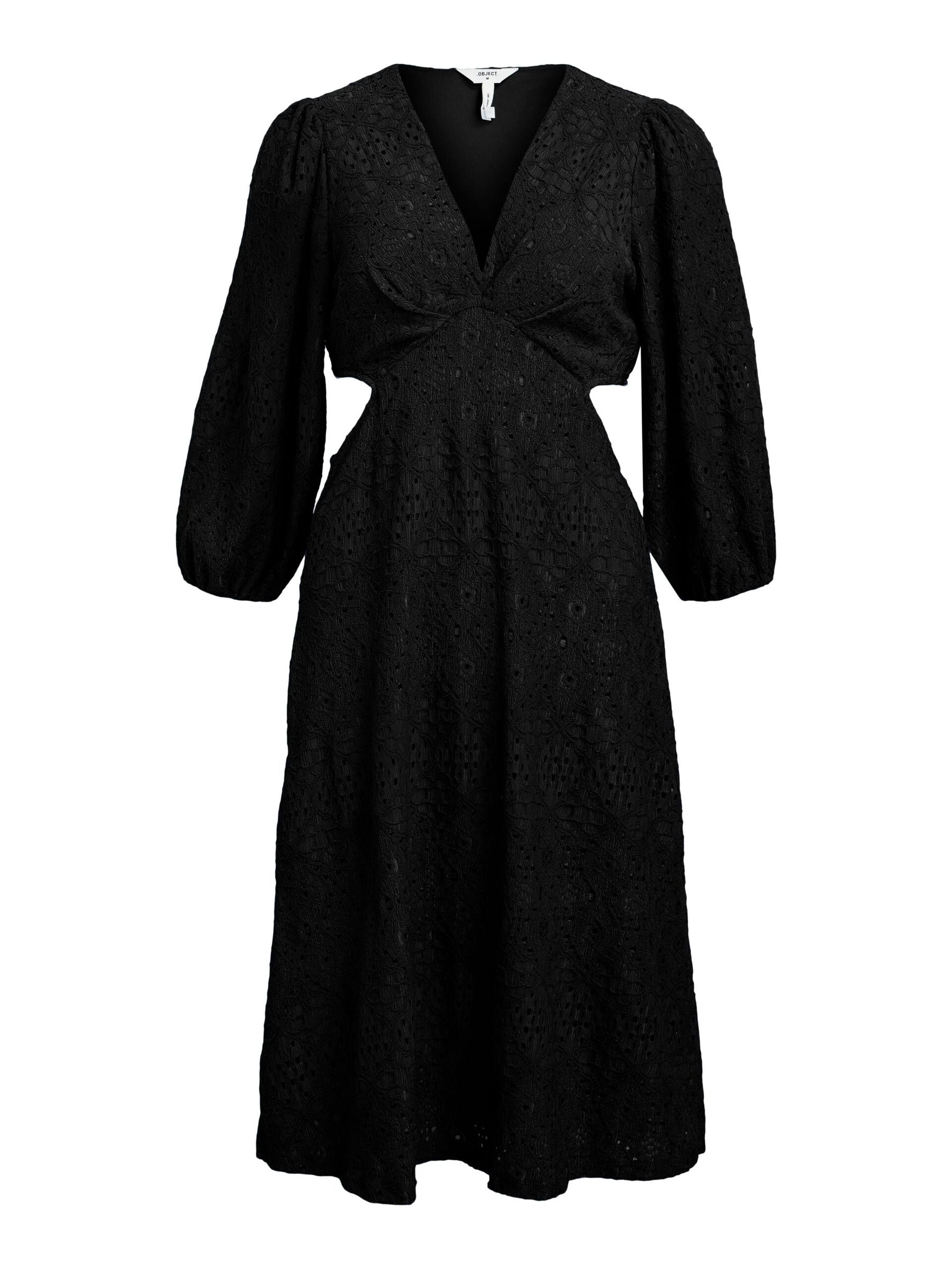 Angelle Midi Dress (Black)