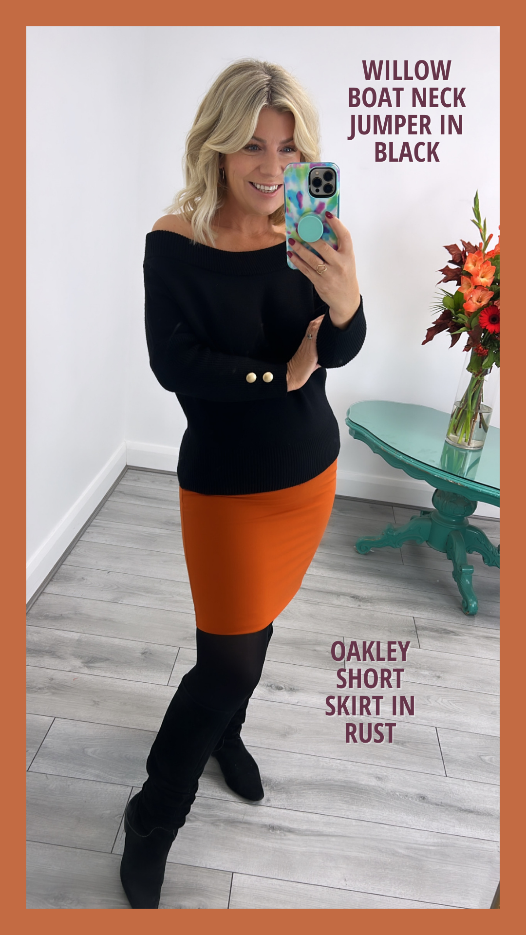Oakley Mini Skirt (Rust)