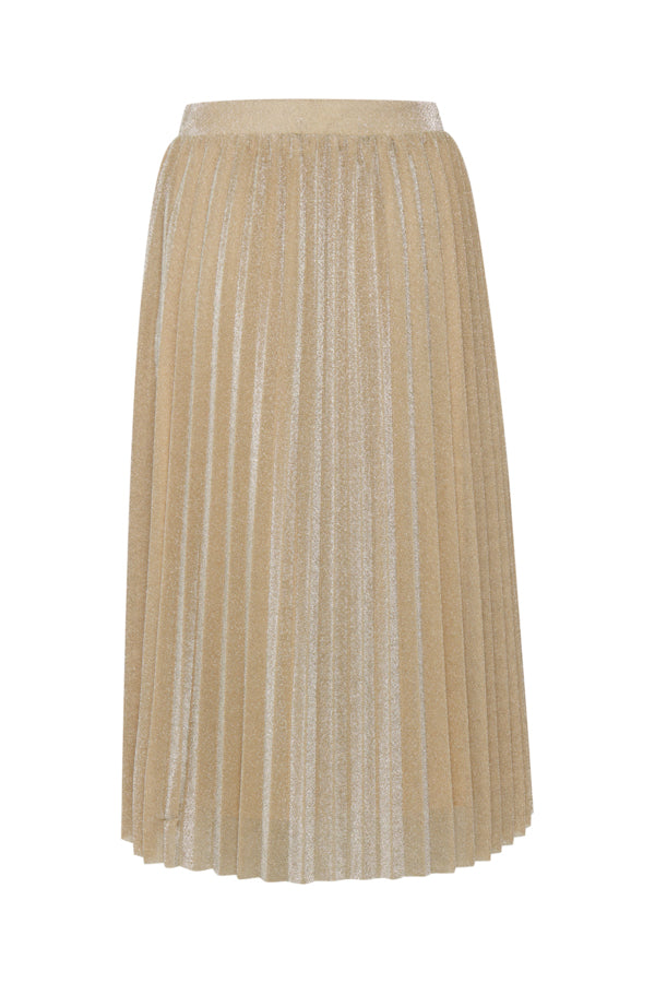 Lea Pleated Skirt (Gold)