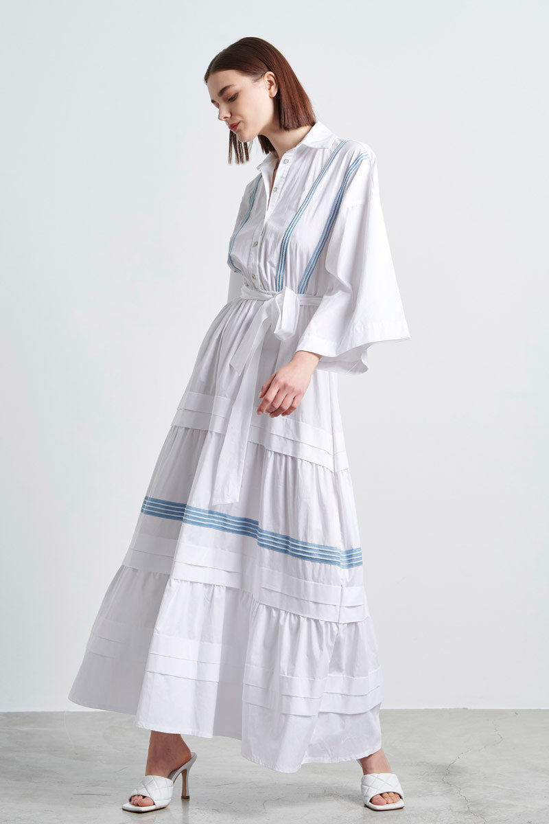Eleanor Maxi Dress (White)
