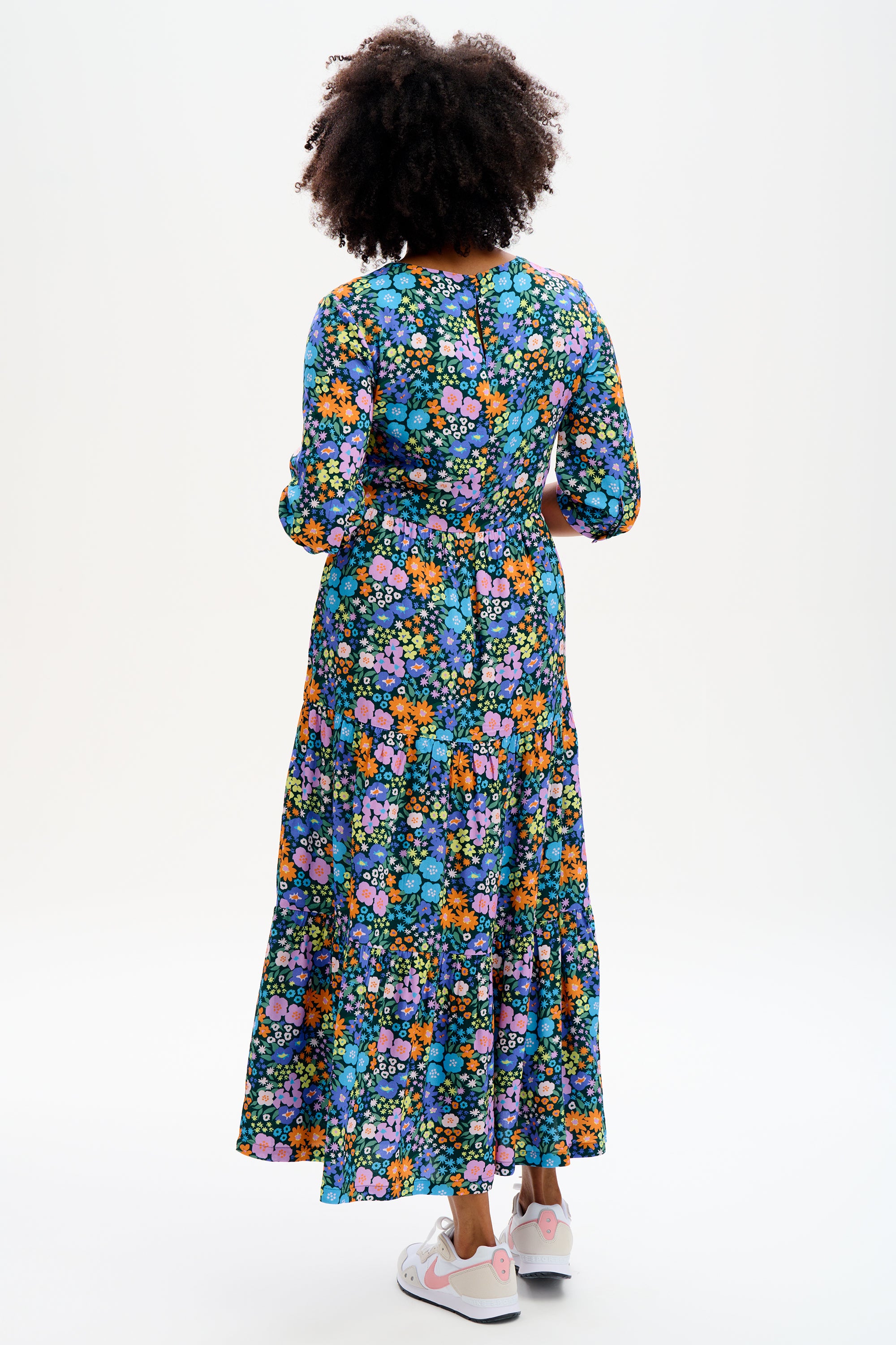 Zaina Tiered Maxi Dress (Multi)