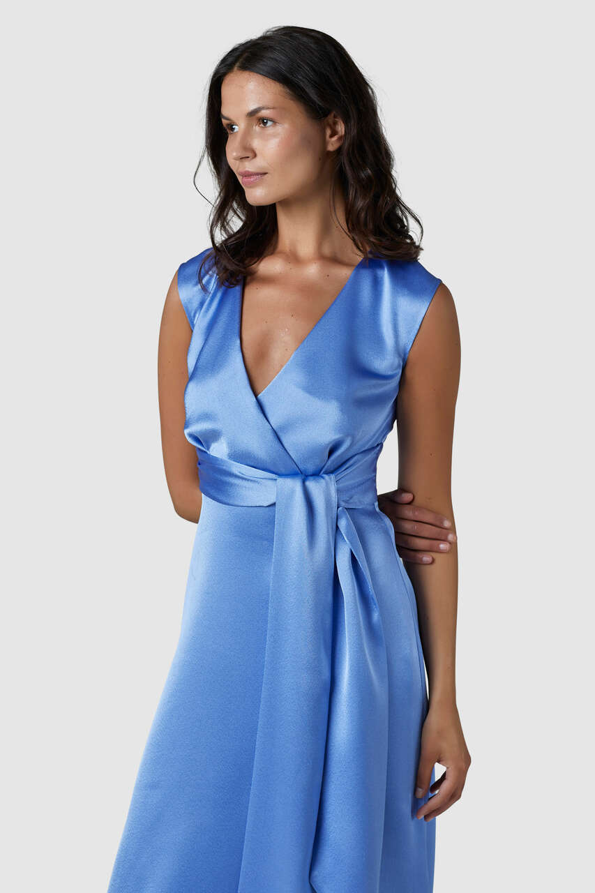 Beth A-Line Dress (Blue)